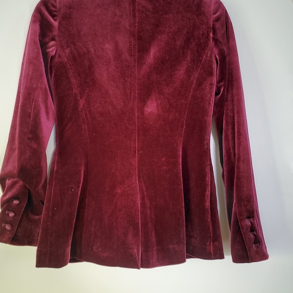 Aidan Mattox Velvet Blazer - Picture 2 of 3